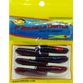 thumbnail image 2 of H&H Sparkle Beetle Soft Bait, Purple Black Glitter White Tail, 2 of 4