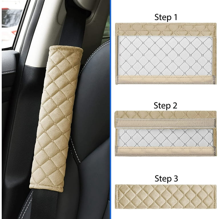 1pcs Car Belt Cover Padding Auto Seat Belt Strap Protector Cover