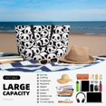 thumbnail image 5 of Xecao Cute Panda for versatile beach bag for women includes zipper pockets and waterproof material, ideal for vacations and adventures., 5 of 7