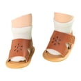 thumbnail image 3 of Zanarzt Infant Sandals Baby Boys Summer Sandals Outdoor Beach Anti-Slip Soft Sole Newborn Toddler First Walker Shoes Brown,US 5, 3 of 9