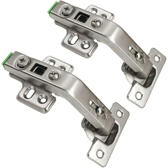 Stunning 2-Pack Lazy Susan Cabinet Hinges, Full Overlay Concealed European Style for Outer Corner Door, 3D Adjustable Clip-On (135-Degree) 135deg providing ultimate comfort for your home