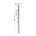 thumbnail image 2 of Uxcell Solid Carbide Left Hand Spiral Flutes Twist Drill Bits Tool for Stainless Steel 2.6mm, 2 of 5
