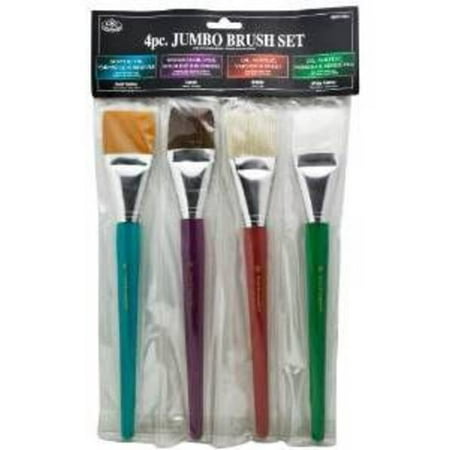 Royal Brush RSET-9201 Jumbo Assorted Trim Paint Brush Set,