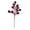 Red, variant on Burgundy Christmas Ball Picks, 17.32in Decorative Ornament Spray with Plaid Ball Accents for Xmas Tree Wreath Floral Arrangement Decor