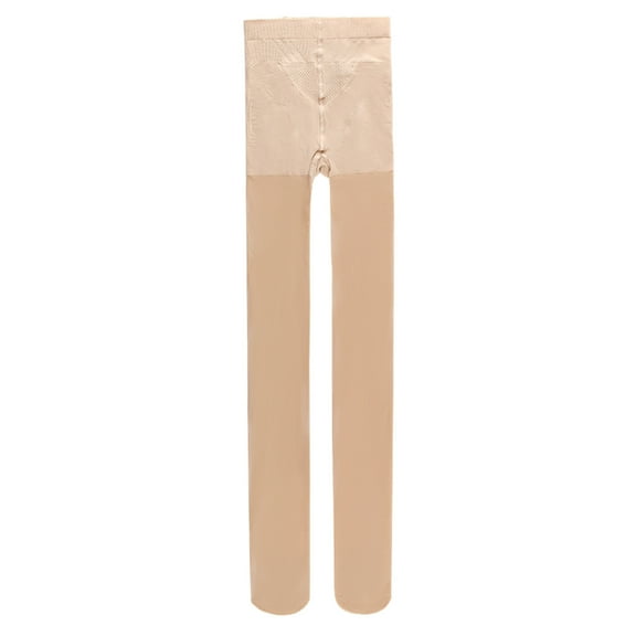 BLVB Semi Opaque Control Top Pantyhose for Women High Waist Women's Thin Tights with Reinforced Toes