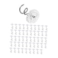thumbnail image 4 of Pinzas para Sábanas Sin Marcas, con Alfileres en Espiral para Una Sujeción Segura. Cabezales Transparentes Que No Dañan Las Sábanas. Fáciles de Usar. 50 piezas, 4 of 8