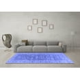 thumbnail image 3 of Ahgly Company Machine Washable Indoor Rectangle Oriental Blue Traditional Area Rugs, 5' x 8', 3 of 4