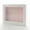 Pink, variant on 4x4 In Shadow Box Frame Painted White Real Wood with a Pink Acid-Free Backing | 3/4" of Usuable