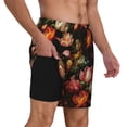 thumbnail image 3 of Balery Colorful Tulips Mens Swim Trunks Swim Shorts for Men Quick Dry Inseam Beach Shorts with Compression Liner Pocket-X-Large, 3 of 9