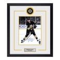 thumbnail image 1 of Logo de Rondelle des Boston Bruins Signé Morgan Geekie Cadre 22x26, 1 of 1