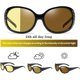 thumbnail image 4 of STORE Polarized Night Vision Glasses HD Anti-headlight Car Driving Glasses Vintage Photochromic Sunglasses For Women (Color Name : Night-Discoloration, 4 of 5
