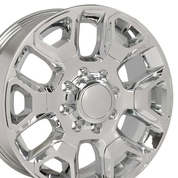 20 inch Rim fits 2006-2010 Dodge Ram 2500 Black with Chrome 20x8 Wheel Direct Fit