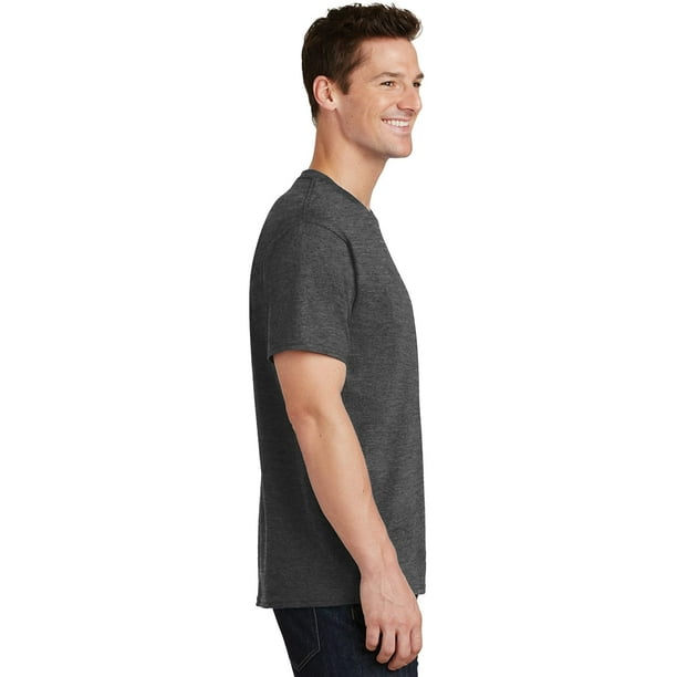 Port & Company Core Cotton T-Shirt - Dark Heather Grey