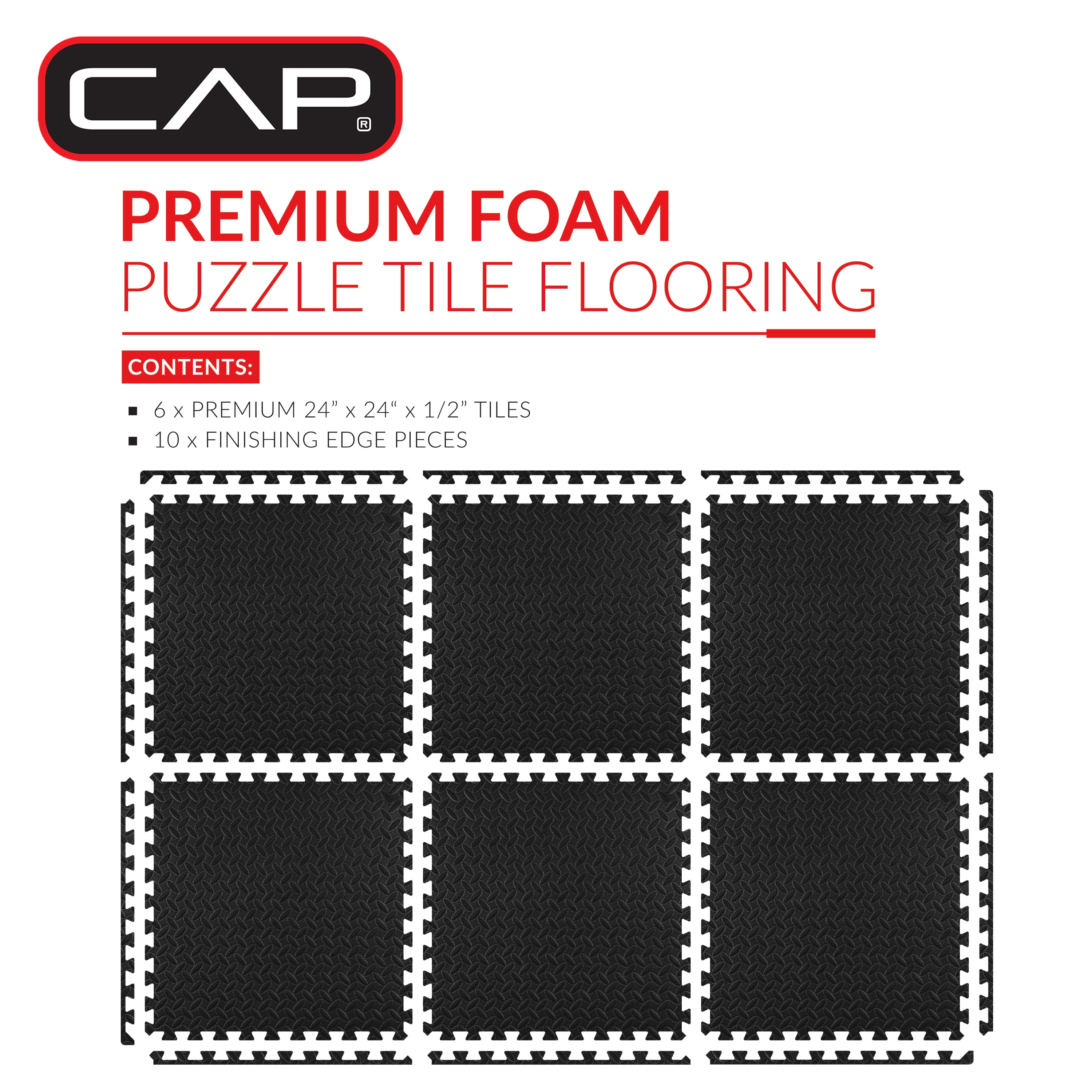 2 pack) CAP High Density Interlocking Puzzle Mat Set - 22.3