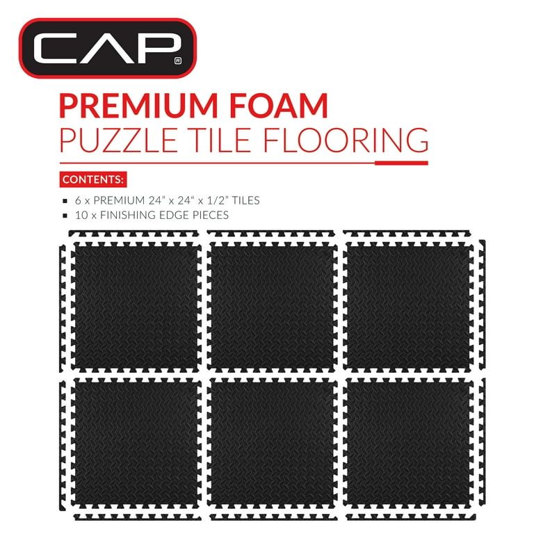 CAP High Density Interlocking Puzzle Mat Set - 22.3