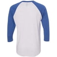 thumbnail image 3 of Mens Clementine Tri-Blend 3/4-Sleeve Raglan Tee, 3 of 4