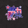 thumbnail image 4 of Inktastic 4th of July Fireworks Stars and American Flag Women's Plus Size T-Shirt, 4 of 5
