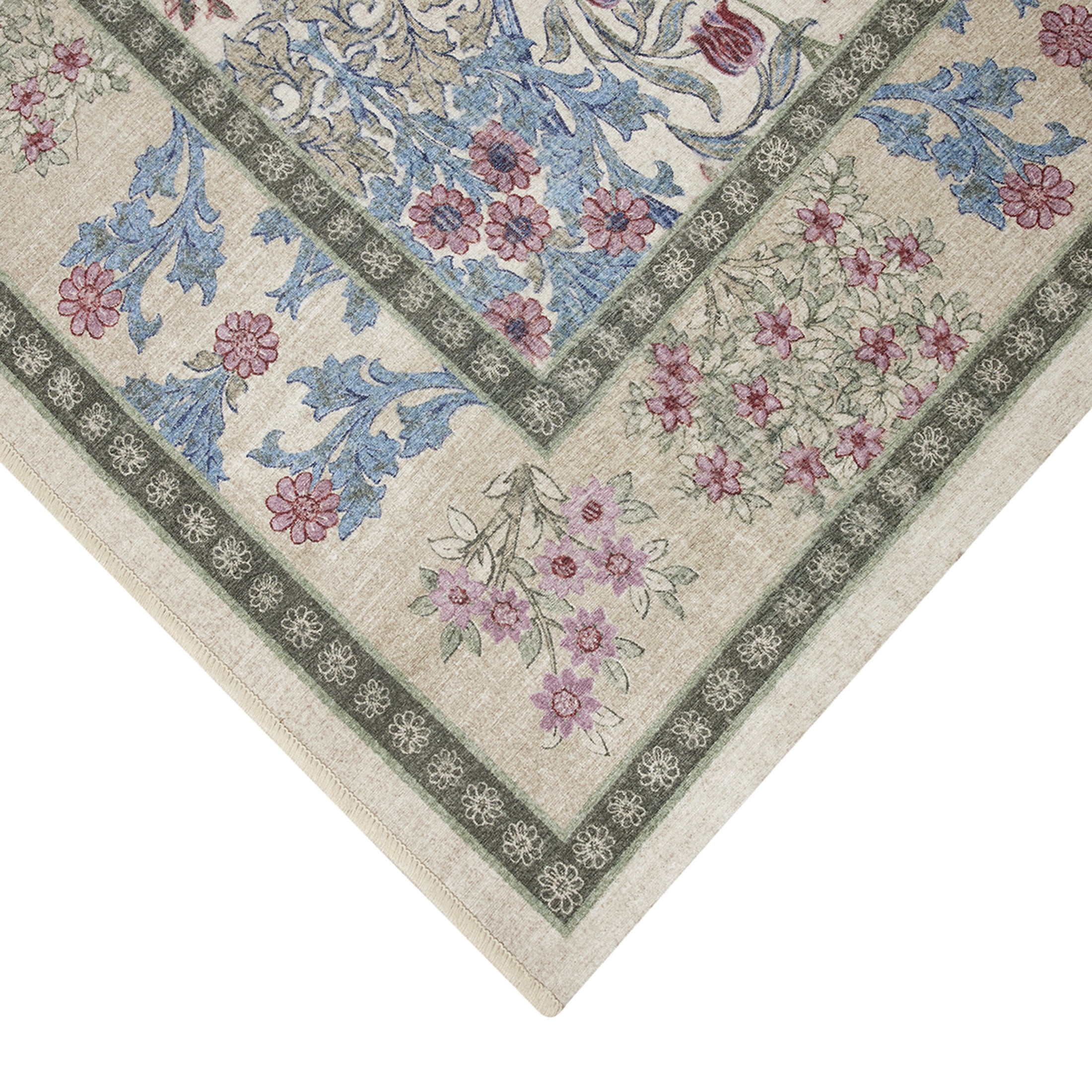 Better Homes & Gardens Beige Hannah Flowing Floral 7' x 10' Area Rug