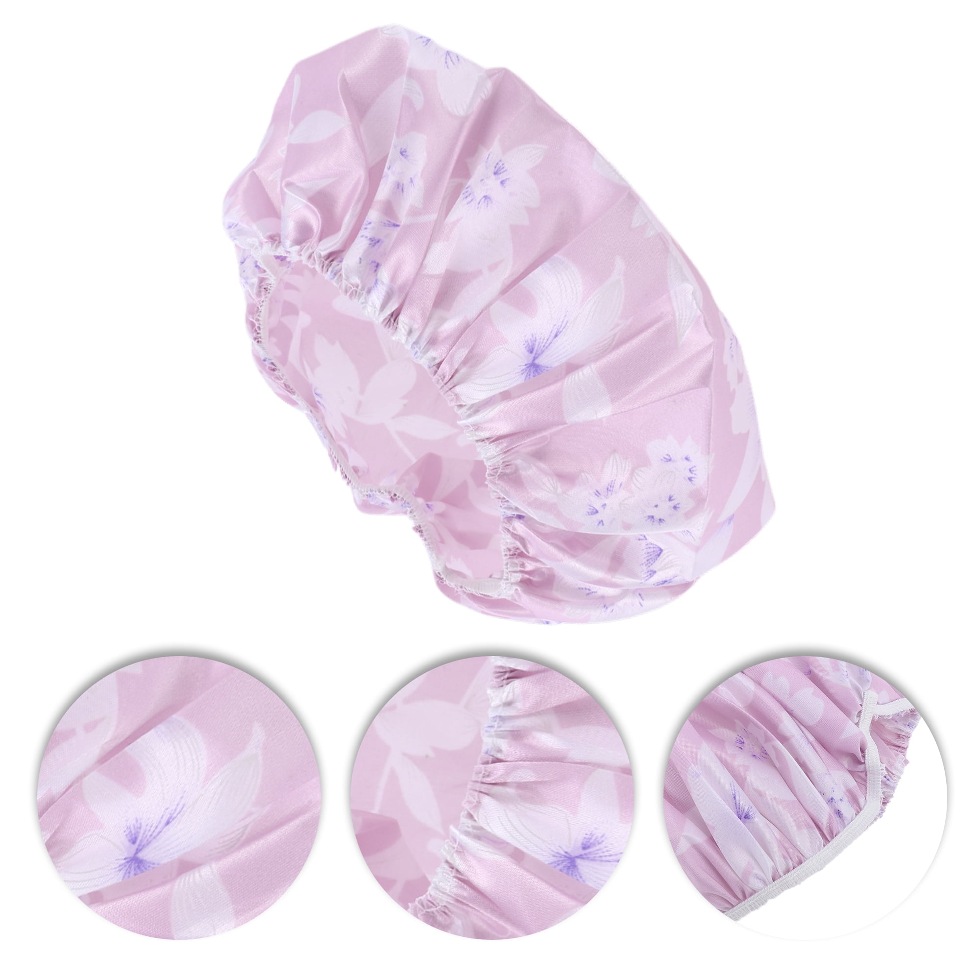 Unique Bargains Women's Durable Shower Hair Cap 1 Pc Pink