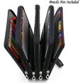 thumbnail image 5 of 184 Estuche cuadrado de piel sintética, estuche cuadrado para dibujantes profesionales o aficionados, sin lápiz (negro), 5 of 5