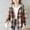 Coffee#2, variant on IVEYRTF Children Boys Girls Plaid Hooded Jacket Button Front Fleece-Lined Fall Winter Casual Warm Coat Style Outerwear for Kids 4-15 Years(Z01#Brown,4-5 Years)