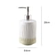 thumbnail image 2 of Dispensador de jabón for el hogar, 450 ml, champú, gel de baño, líquido lavavajillas, botella dispensadora, botella de cerámica for loción, 2 of 5