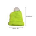 thumbnail image 4 of 7Pcs Elastic Woolen Mini Hats Christmas Colorful Winebottle Decor (Mixed Color), 4 of 9