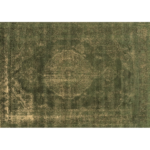 Ahgly Company Indoor Rectangle Oriental Brown Industrial Area Rugs, 4' x 6'