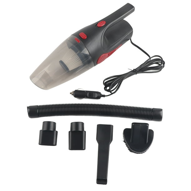Aspirador portátil para coche con cable DC12V 120W, recogedor de polvo seco y húmedo con luz Jadeshay A