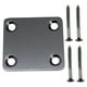 thumbnail image 2 of Placa de mástil de guitarra con tornillos para guitarra eléctrica Negro, 2 of 5