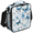 Black, variant on Jiaoprinted Insulated Lunch Bag for Women, Butterfly Flower Spring Reusable Cooler Lunch Tote, Wildfloral Leaves Leakproof Thermal Lunchbox for Work Travel