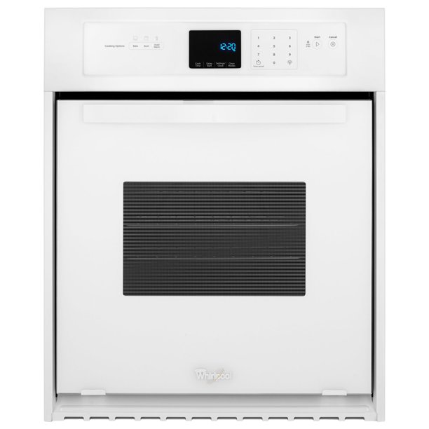 Whirlpool 24" BuiltIn Single Electric Wall Oven White Walmart
