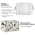 thumbnail image 2 of 2 Pack Storage Bins with Handle Fabric Organizer Basket Foldable Box Abstract Pastel Floral Flower 14.2x10.2x8.3, 2 of 8