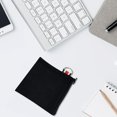 thumbnail image 7 of Vjnyvs Canvas Coin Purse, Solid Color Coin Purse Coin Bag with Zipper Women Coin Pouch for Credit Card ID Card Keys, 7 of 7