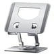 thumbnail image 1 of Soporte para computadora portátil, soporte ajustable para computadora, base giratoria de 360 grados, eje giratorio doble, totalmente plegable, 1 of 5