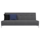 thumbnail image 2 of Sofa Cama Reclinable El Bazar Store Karla Gris Oxford Lino Futon 3 posiciones Abotonado Sala, 2 of 6