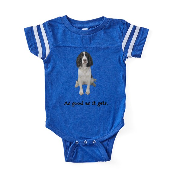 CafePress - Good Springer Spaniel - Cute Infant Baby Football Bodysuit