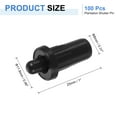 thumbnail image 2 of 100pcs Shutter Repair Pins, Spring Loaded Plantation Shutter Replacement Repair Pins Plastic Plantation Shutter Pins Louvers Staples for Windows, Black(1 x 0.46 x 0.31 Inch), 2 of 7