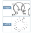 thumbnail image 2 of EeaseCA 1 Set Body Piercing Kit Eyebrow Navel Ear Ring Women Body Decorations, 2 of 8