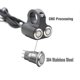 thumbnail image 3 of Motorcycle Handlebar Led Indicator Light Switch 25mm Adjustable Mount Waterproof Button Switch DC12V, Lock Switch, 3 of 4