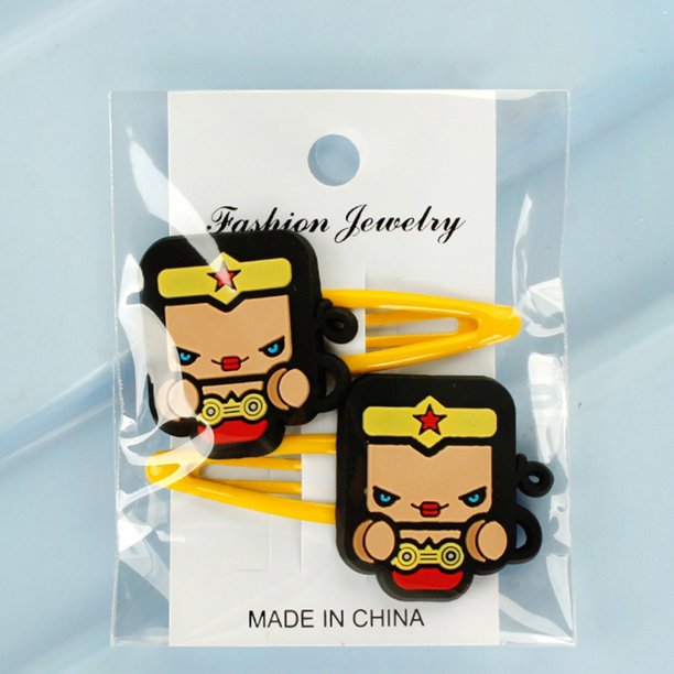 Lindo superhéroe bebé pinzas para el cabello para niñas Metal niños Barrettes horquillas Spiderman Iron Man accesorios para el cabello niños Hairgrip Gao Jinjia LED