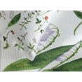thumbnail image 4 of Ambesonne Colorful Quilted Bedspread Set 3 Pcs, Flowers s, King Size, Multicolor, 4 of 5