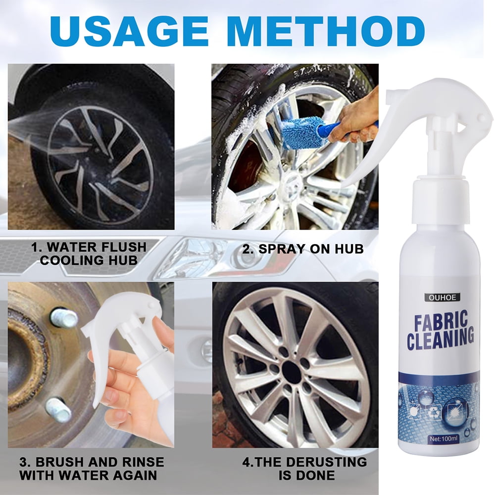 Multi Purpose Rust Remover Spray Metal Chrome Paint Cleaner Car Wheel  Household Ironware Rust Remover Car Maintenance Anti-rust