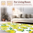 thumbnail image 2 of ODIKA 3'x5' Machine Washable Non-Slip Area Rug, Sunny Lemon High Traffic Rug, Yellow, 294178, 2 of 7