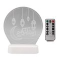 thumbnail image 2 of Eid Mubarak Light, Warm Lightweight 3D Base Ramadan Mubarak LED Light Eco Friendly  for Room, 2 of 8