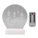 thumbnail image 1 of Decoración de mesa islámica para bendiciones festivas Ramadán Eid Mubarak Luz de noche LED 3D, 1 of 8