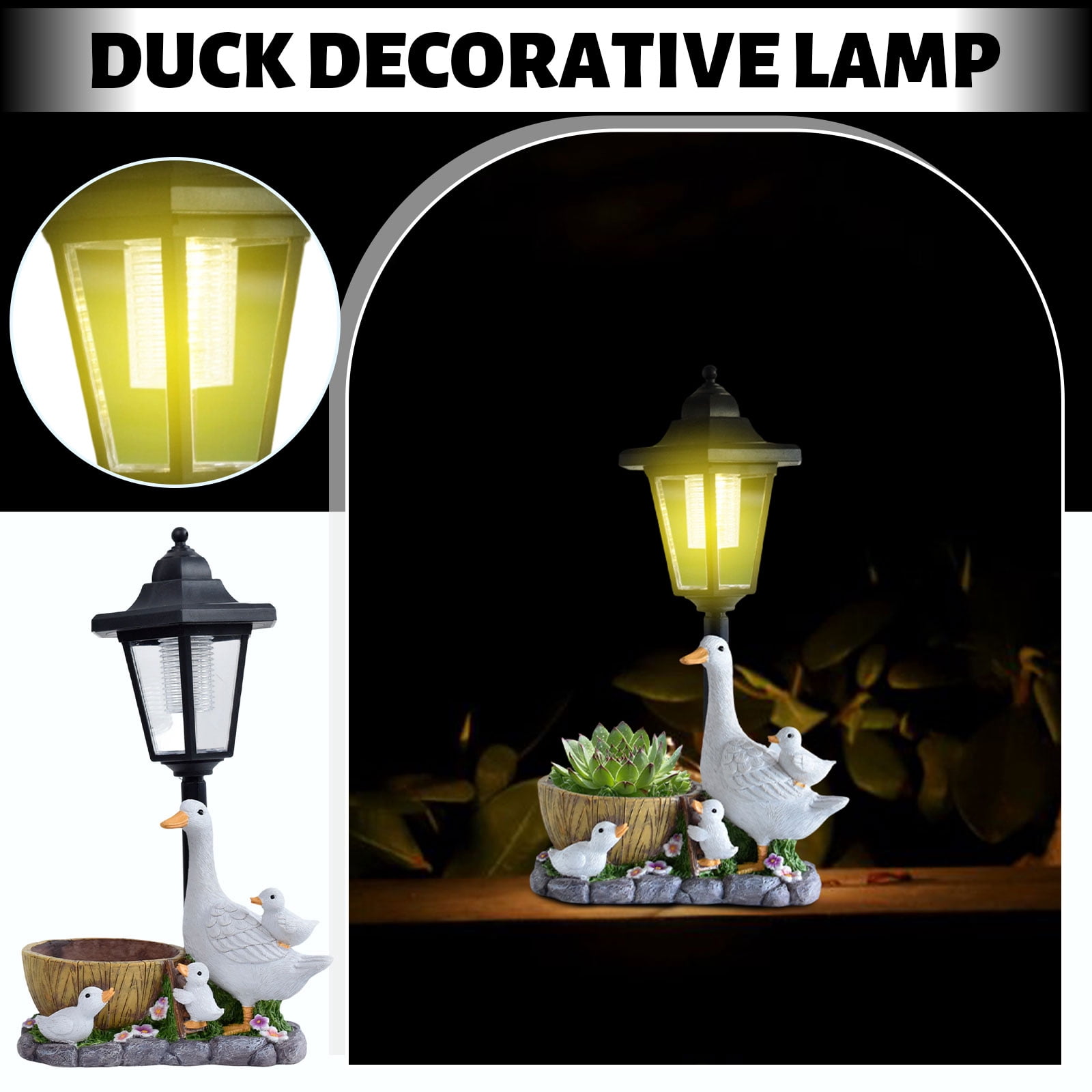 Duck Night Light Cute Silicone Nursery Lamp Soft Animal Bedside Light with Touch Sensor for Kids Room and Baby Gift
