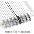 thumbnail image 5 of Cylinder Urn Necklace for Ashes for Women Men Hollow Cylinder Vial Keepsake Urn Cremation Jewelry for Human Pet Ashes Pendant, 5 of 7