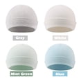 thumbnail image 4 of Spring Infant Hospital Beanie Newborn Baby Girls Cotton Hat Tolddler Boy Soft Double-Layer Hat, 4 of 5