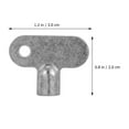 thumbnail image 2 of OUNONA 6Pcs Square Socket Radiator Keys Air Plumbing Keys Tap Accessories, 2 of 6